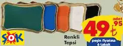 RENKLİ TEPSİ RENKLİ TEPSİ